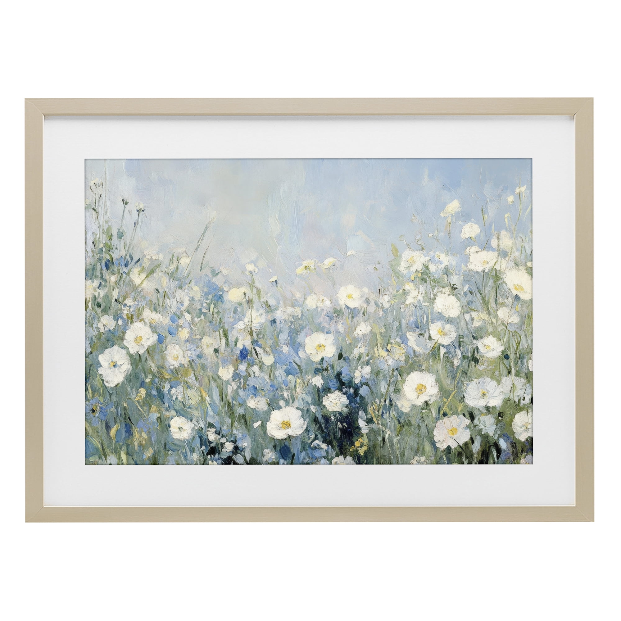 Stupell Industries Meadow Foliage Dream Birch Framed Print Under Glass, design by Petal Prints Design