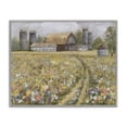 thumbnail image 1 of Stupell Industries Meadow Path to Barn Landscape Painting Gray Framed Art Print Wall Art, 20 x 16, 1 of 10