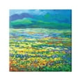 thumbnail image 1 of Stupell Industries Meadow of Wildflowers Blue Landscape Painting Gallery Wrapped Canvas Art Print Wall Art, 17 x 17, 1 of 8