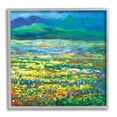 thumbnail image 1 of Stupell Industries Meadow of Wildflowers Blue Landscape Painting Gray Framed Art Print Wall Art, 17 x 17, 1 of 9