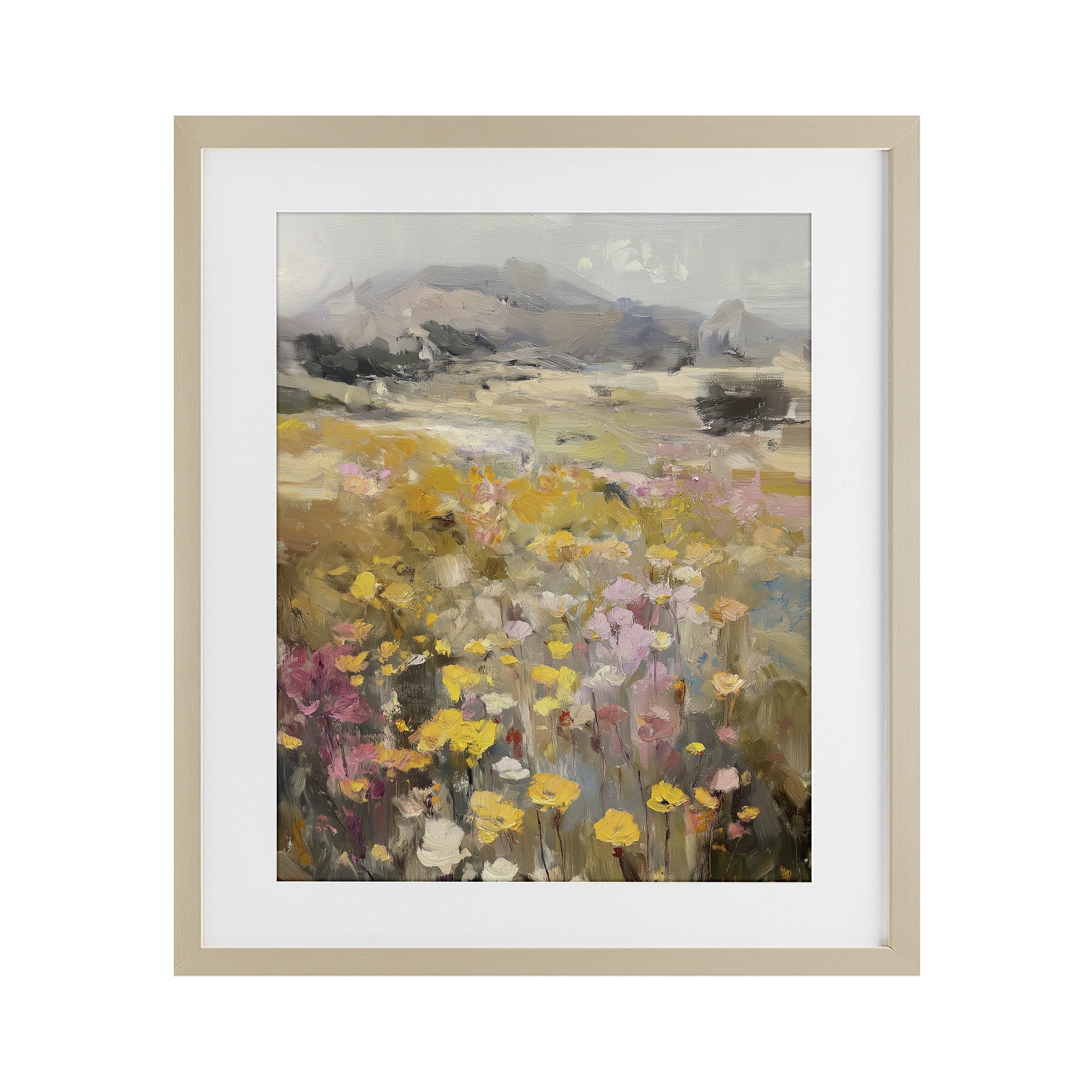Stupell Industries Meadow's Heartbeat Abstraction Birch Framed Print Under Glass, design by Svetlana Aleynikova