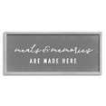 thumbnail image 1 of Stupell Industries Meals & Memories Family Kitchen Sign Typography Framed Wall Art, 24 x 10, Design by Daphne Polselli, 1 of 5