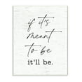 thumbnail image 1 of Stupell Industries Meant To Be Motivational Quote Charming Script ,13 x 19,Designed by Lettered and Lined, 1 of 6