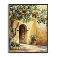 thumbnail image 1 of Stupell Industries Traditional Mediterranean Courtyard Lemon Tree Black Framed Giclee Art, 24 x 30, by LSR Design Studio, 1 of 8