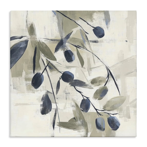 Stupell Industries French Country Mediterranean Green Botanicals Canvas Art, 36 x 36, by Mona Grace