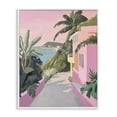 thumbnail image 1 of Stupell Industries Contemporary Mediterranean Pink Coastal House White Framed Giclee Art, 16 x 20, by The Prints Vibe, 1 of 8