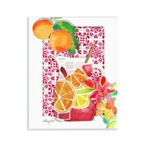 Stupell Industries Mediterranean Sangria Drink Food & Beverage Painting Unframed Art Print Wall Art, 11 x 14