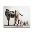 thumbnail image 1 of Stupell Industries Meerkats Painting Zebra Stripes Animals & Insects Painting Gallery Wrapped Canvas Print Wall Art, 1 of 5