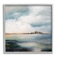 thumbnail image 1 of Stupell Industries Mellow Island Landscape Deep Dark Waters Cloudy Sky, 12 x 12, Designed by Karen Hale, 1 of 7