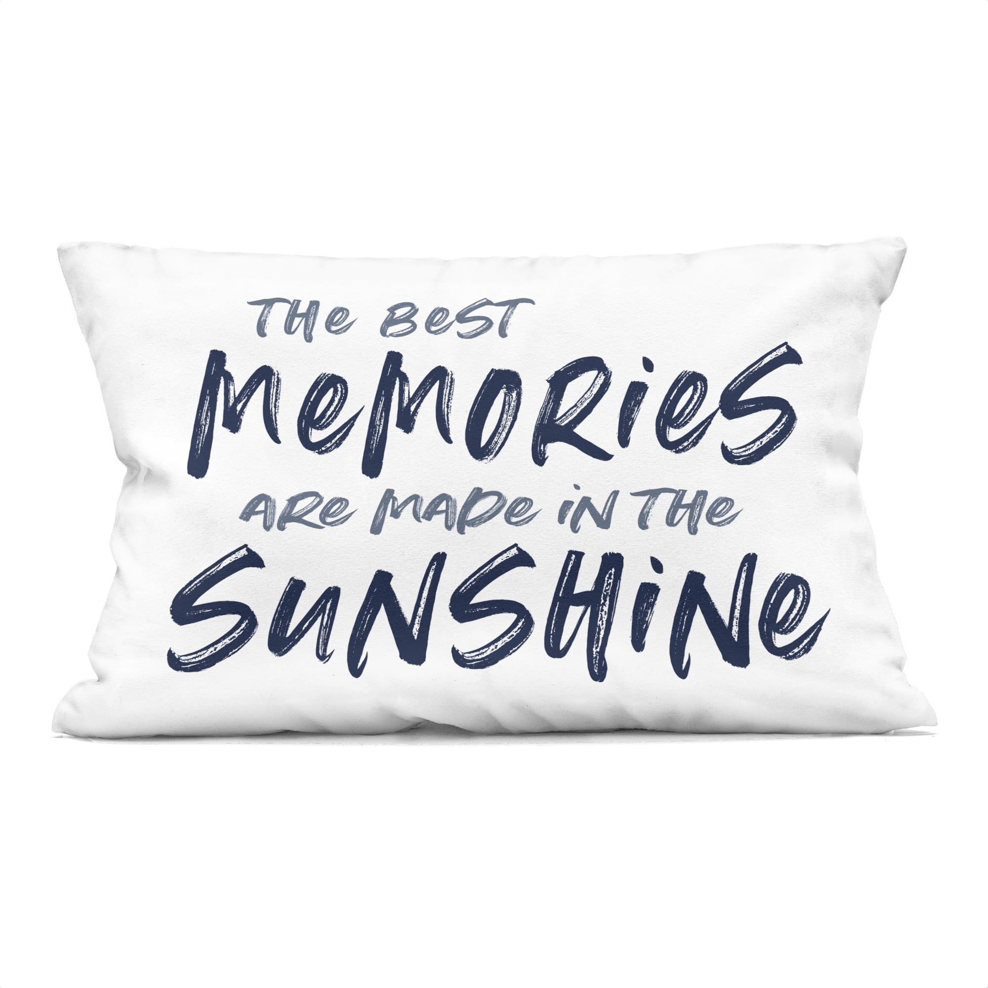 Stupell Industries Memories Made In Sunshine Decorative Printed Throw Pillow, design by Lettered and Lined