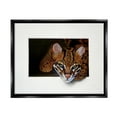 thumbnail image 1 of Stupell Industries Menacing Cheetah Glaring Jungle Cat Obscure Painting Painting Jet Black Floating Framed Canvas Print Wall Art, Design by Alan Weston, 1 of 5
