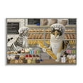thumbnail image 1 of Stupell Industries Meow Bakery Funny Cats Food & Beverage Painting Gray Framed Art Print Wall Art, 18 x 12, 1 of 2