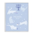 thumbnail image 1 of Stupell Industries Meowzel Tov Seasonal Cats Animals Painting White Framed Art Print Wall Art, 16 x 20, 1 of 8