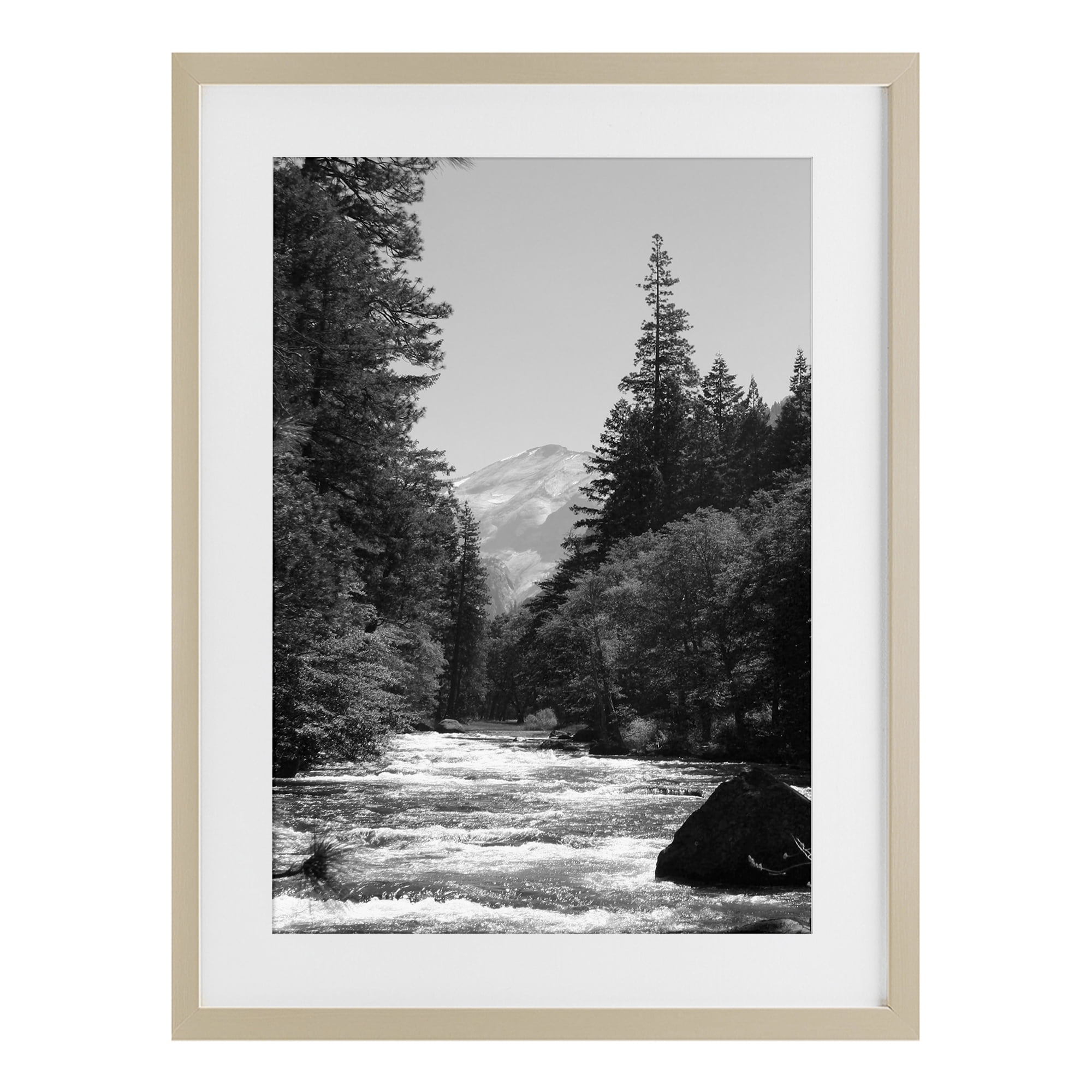 Stupell Industries Merced River Flow Birch Framed Print Under Glass, design by Kim Curinga