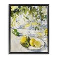 thumbnail image 1 of Stupell Industries Traditional Meringue Lemons Table Spread Black Floating Frame Canvas Art, 17 x 21, by Annabelle Hall, 1 of 8