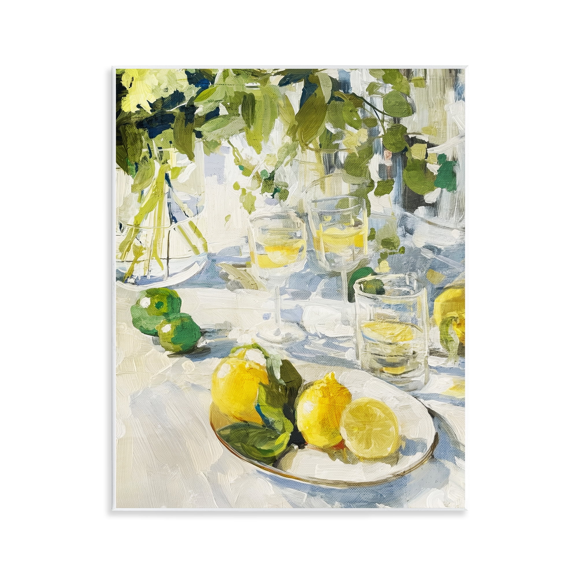 Stupell Industries Meringue Lemons Table Spread Wall Plaque Art, design by Annabelle Hall