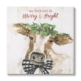 thumbnail image 1 of Stupell Industries Merry & Bright Holiday Cattle Holiday Painting Gallery Wrapped Canvas Print Wall Art, 1 of 5