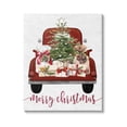 thumbnail image 1 of Stupell Industries Merry Christmas Holiday Presents Graphic Art Gallery Wrapped Canvas Print Wall Art, Design by Lettered and Lined, 1 of 7