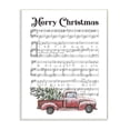 thumbnail image 1 of Stupell Industries Merry Christmas Silent Night Composition Holiday Design Wood Wall Art By Artist Lettered and Lined, 1 of 3