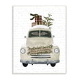 thumbnail image 1 of Stupell Industries Merry Christmas Snow Covered Truck Holiday Design Wood Wall Art By Artist Lettered and Lined, 1 of 3