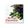 thumbnail image 1 of Stupell Industries Merry Christmas Snowflake Pattern Graphic Art Gallery Wrapped Canvas Print Wall Art, Design by The Saturday Evening Post, 1 of 7