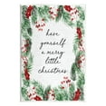 thumbnail image 1 of Stupell Industries Merry Little Christmas Script Holiday Painting Unframed Art Print Wall Art, 13 x 19, 1 of 7