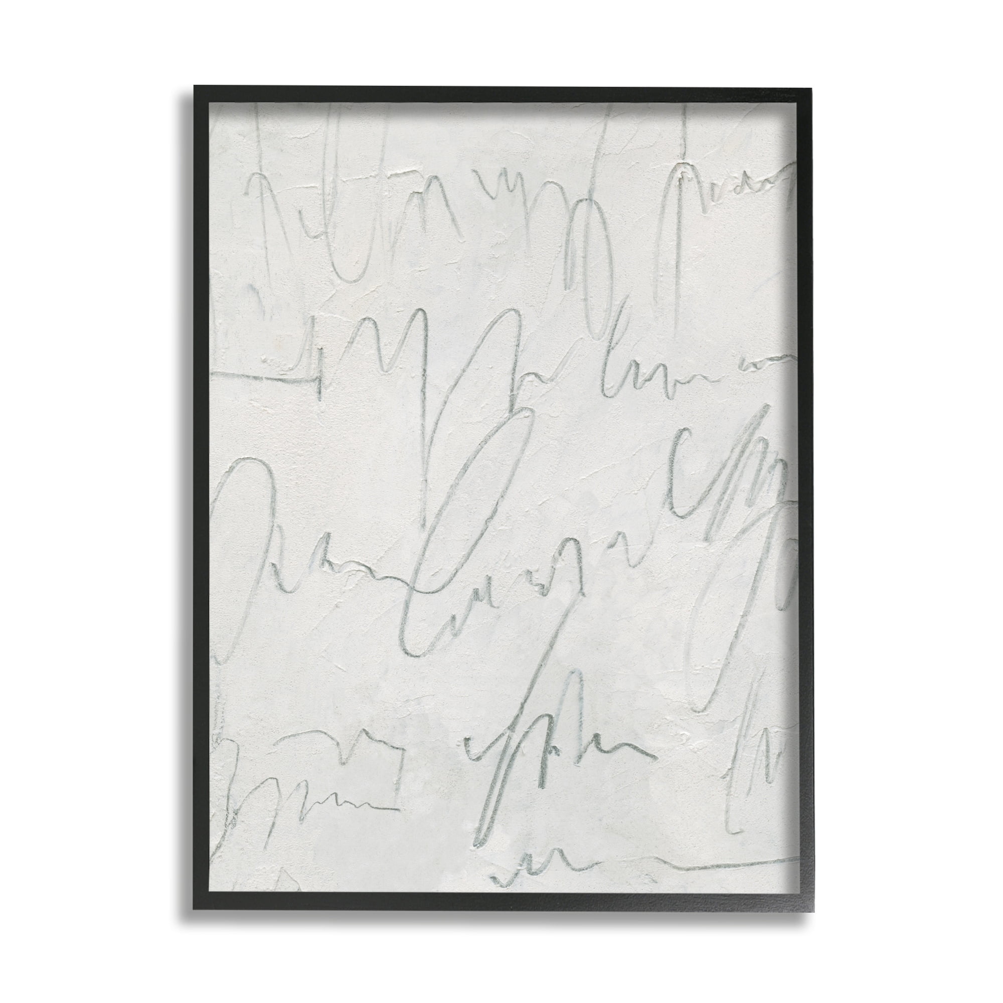 Stupell Industries Messy Script on Distressed Surface Modern Abstract Composition, 16 x 20,Design by Emma Caroline