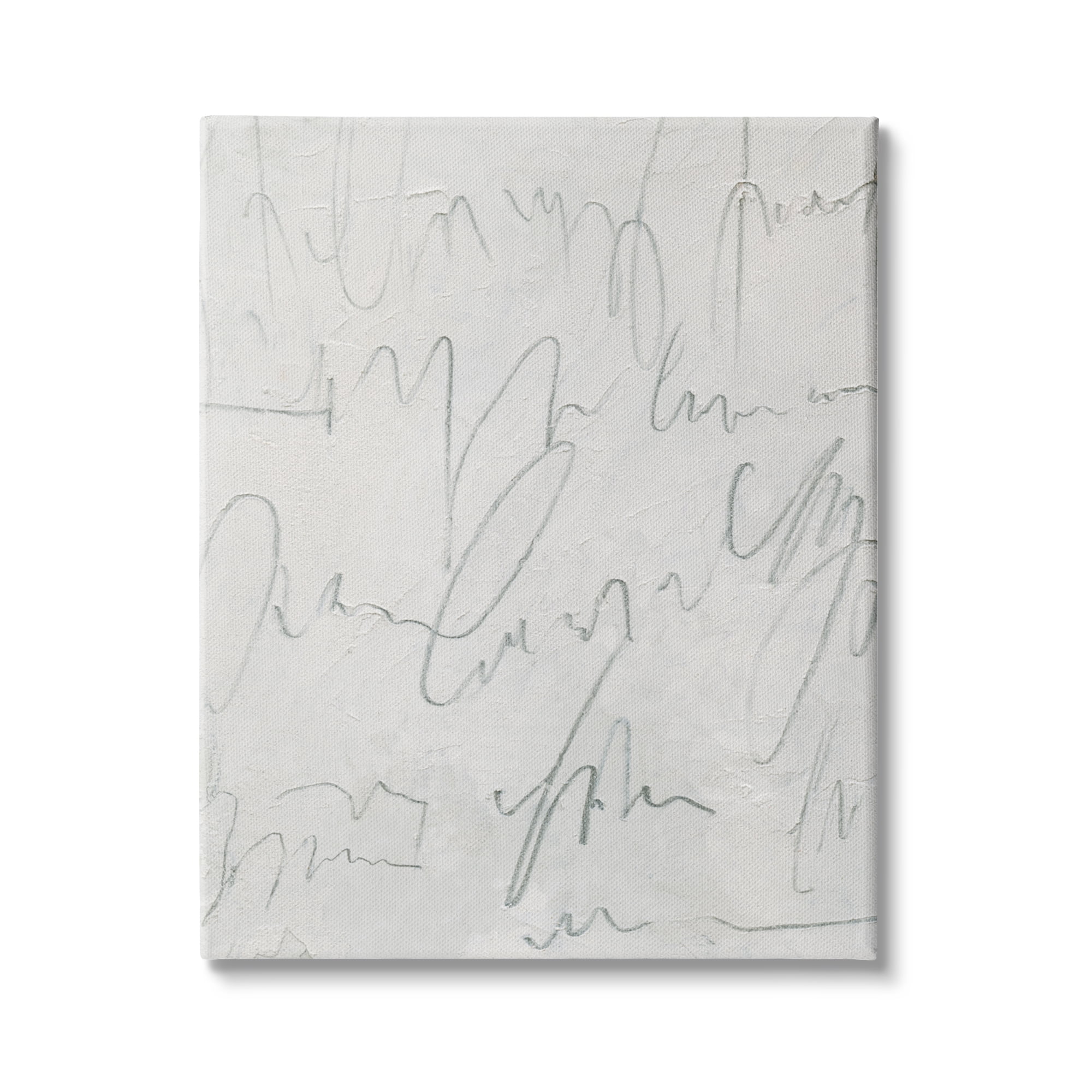 Stupell Industries Messy Script on Distressed Surface Modern Abstract Composition, 24 x 30,Design by Emma Caroline