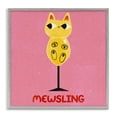 thumbnail image 1 of Stupell Industries Mewsling Cat Wine Animals Painting Gray Framed Art Print Wall Art, 24 x 24, 1 of 8