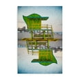 thumbnail image 1 of Stupell Industries Miami Beach Hut Reflection Canvas Wall Art design by Robin Vandenabeele, 30 x 20, 1 of 7
