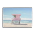 thumbnail image 1 of Stupell Industries Contemporary Miami Beach Lifeguard Station Black Framed Giclee Art, 18 x 12, by Creative Studio, 1 of 8