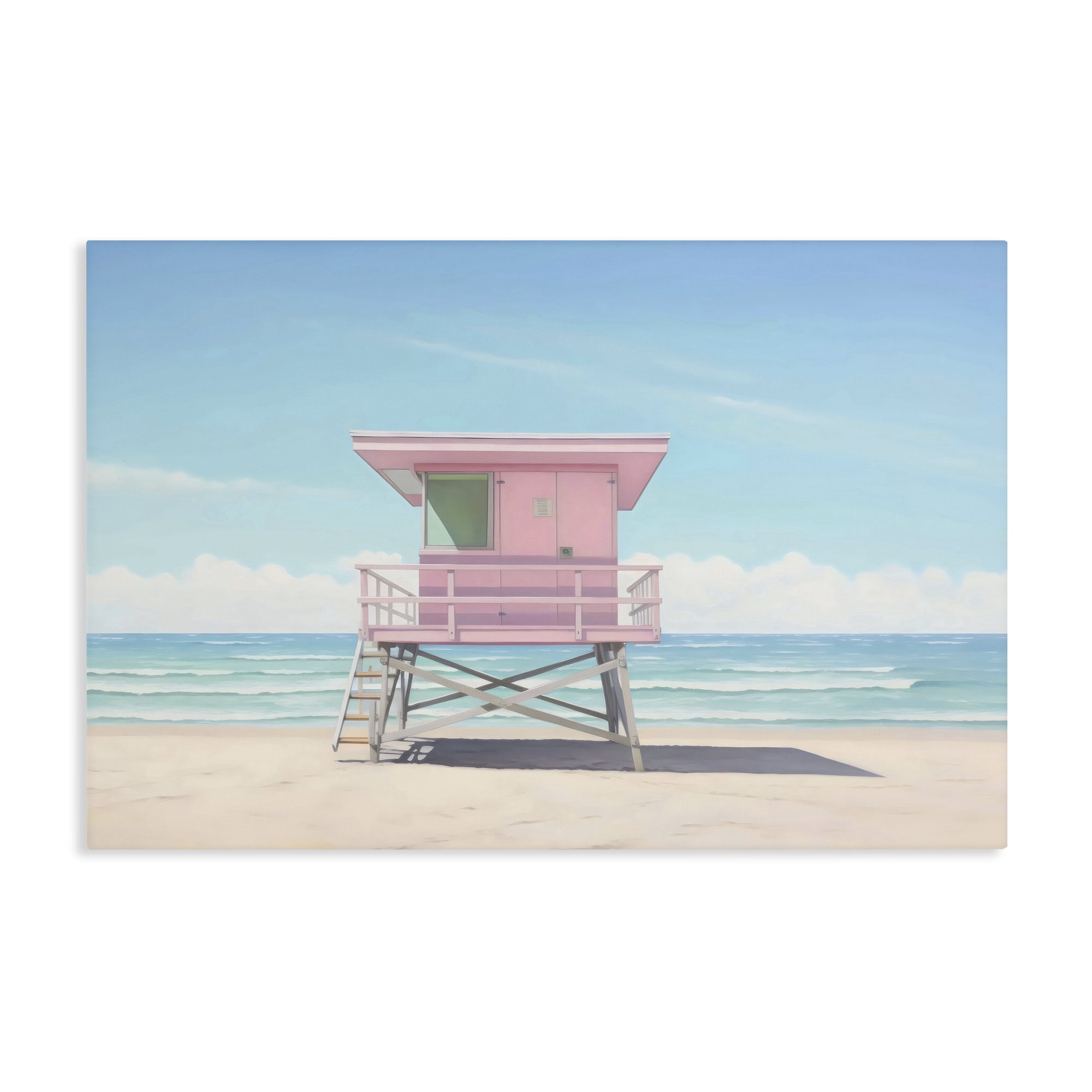 Stupell Industries Miami Beach Lifeguard Station Canvas Wall Art, design by Creative Studio