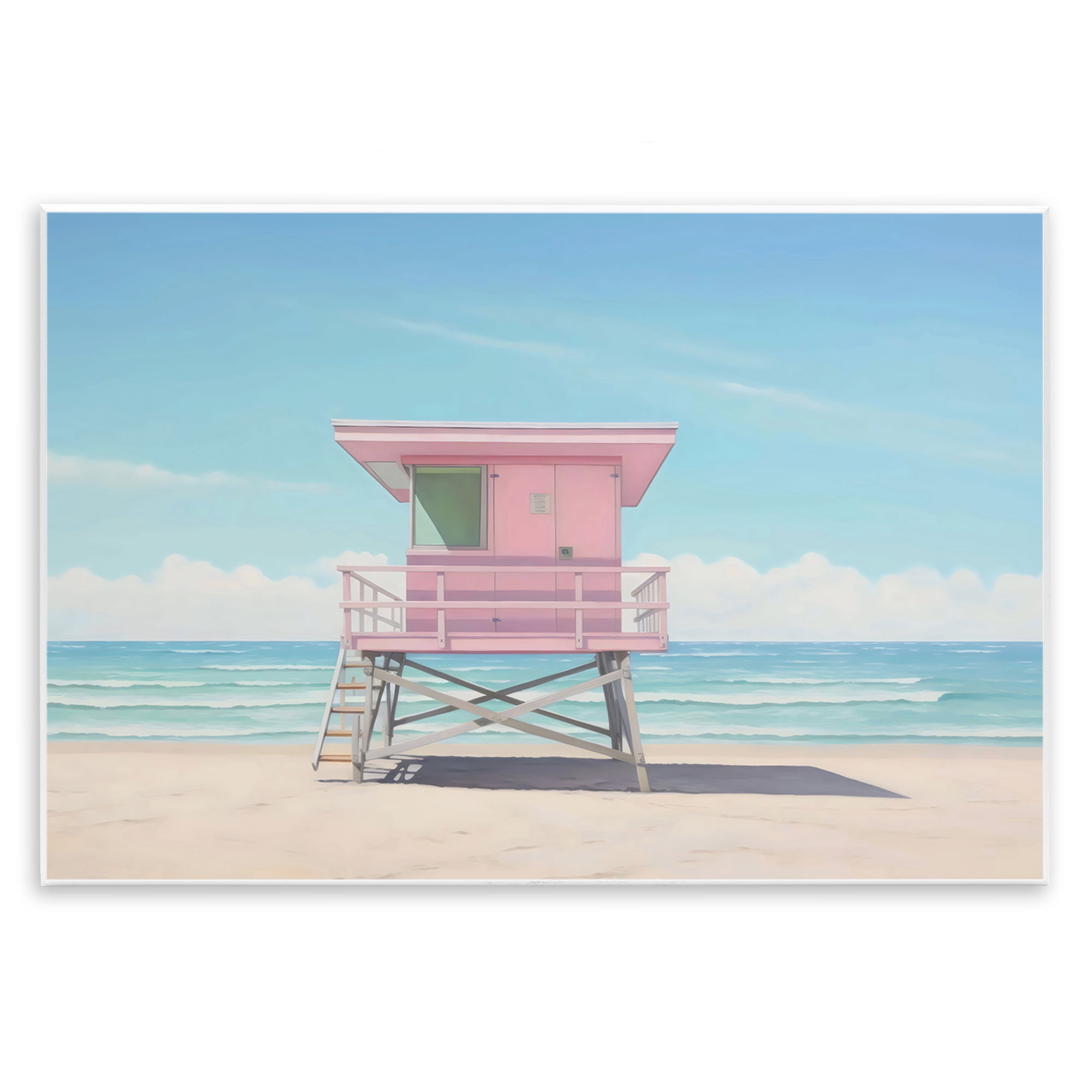 Stupell Industries Miami Beach Lifeguard Station Wall Plaque Art, design by Creative Studio