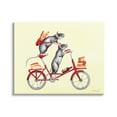 thumbnail image 1 of Stupell Industries Mice On Bicycle Carrying Picnic Lunch Bread Cheese Graphic Art Gallery Wrapped Canvas Print Wall Art, Design by Amelie Legault, 1 of 7
