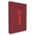 thumbnail image 1 of Stupell Industries Michael Jackson Red Famous People Characters Fashion Design Canvas Wall Art by Fred Birchal, 1 of 3