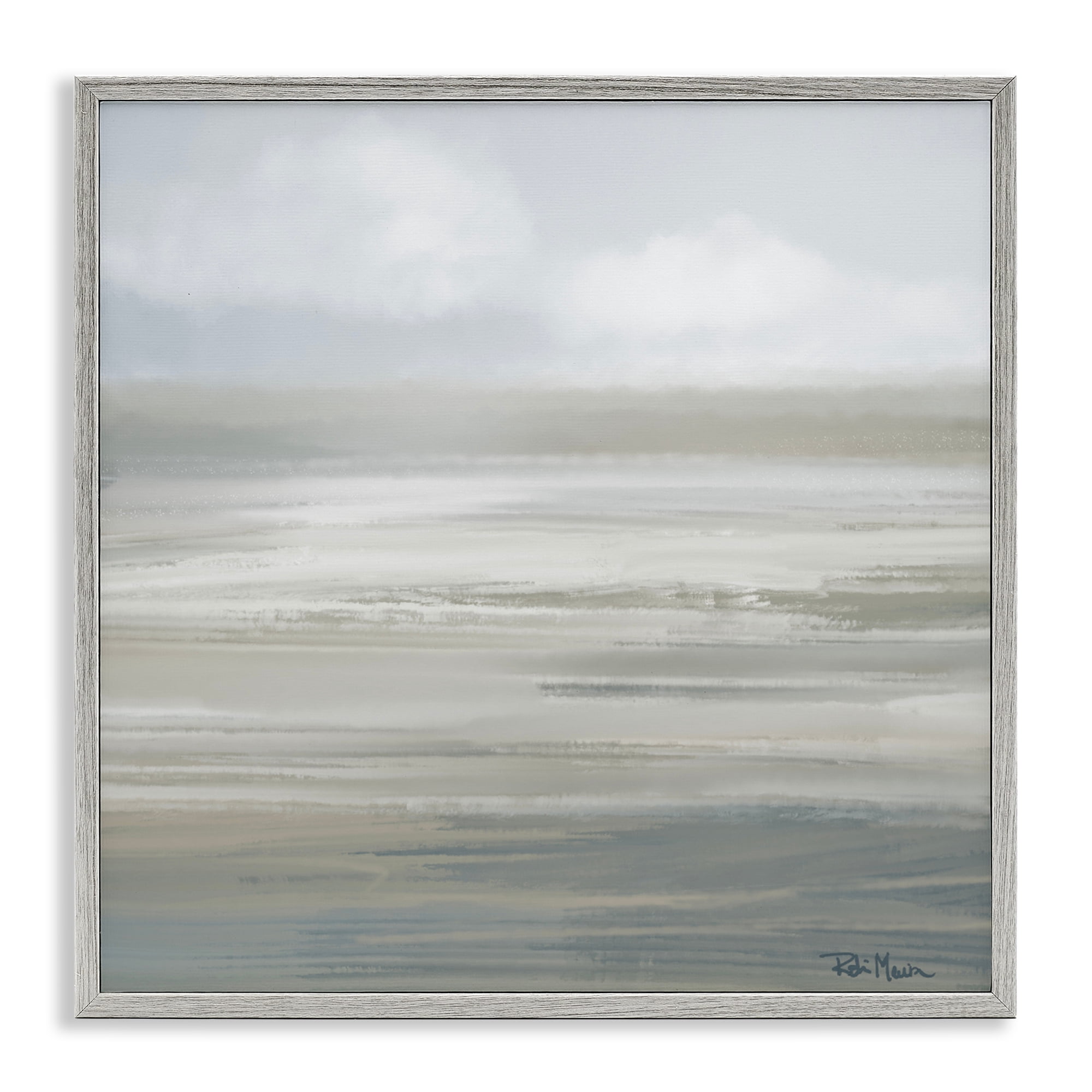 Stupell Industries Mid Afternoon Landscape Gray Framed Giclee Art, design by Robin Maria