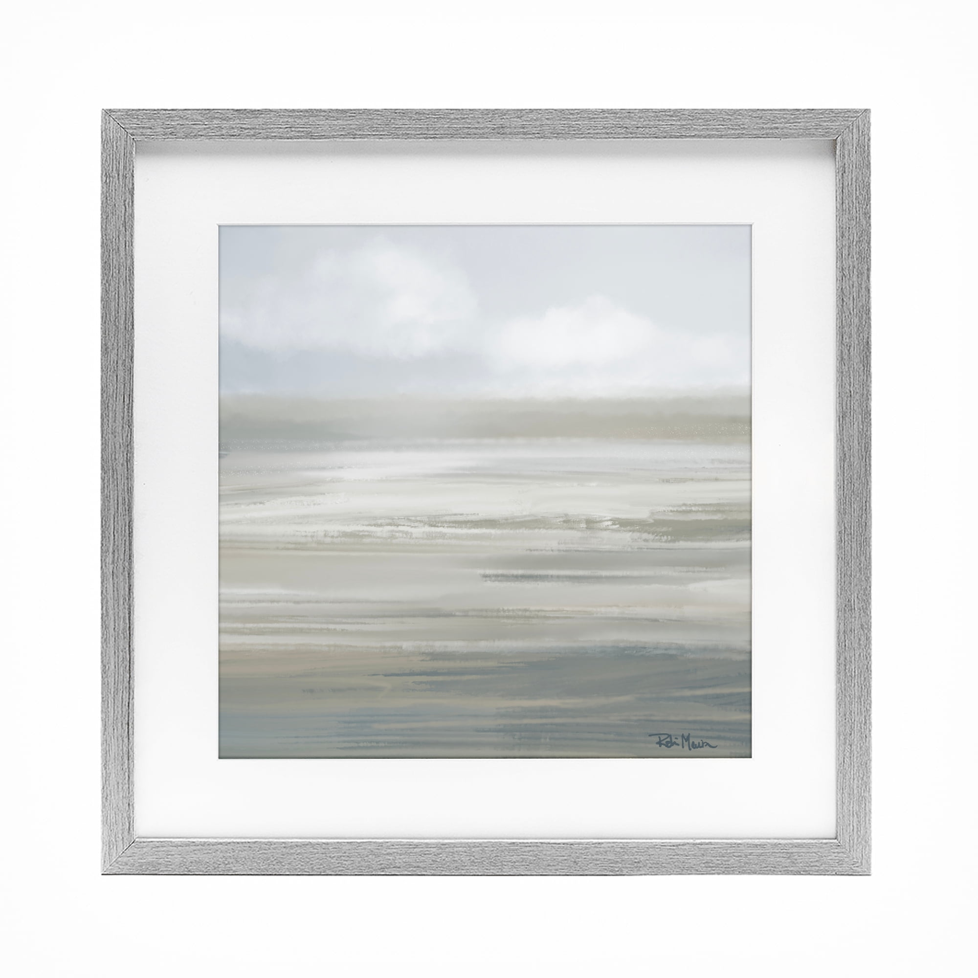 Stupell Industries Mid Afternoon Landscape Gray Framed Print Under Glass, design by Robin Maria