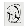 thumbnail image 1 of Stupell Industries Mid-Century Black Modern Swirl Canvas Art, 30 x 40, by Lanie Loreth, 1 of 8
