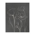 thumbnail image 1 of Stupell Industries Mid-Century Blooming Flower Buds Casual Grey Line Doodle Canvas Art, 24 x 30, by Elizabeth Medley, 1 of 7