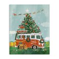 thumbnail image 1 of Stupell Industries Mid-Century Christmas Van Hangout Canvas Art, 30 x 40, by Irene Chan, 1 of 8