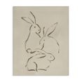 thumbnail image 1 of Stupell Industries Mid-Century Earthtone Bunny Sketch Canvas Art, 24 x 30, by June Erica Vess, 1 of 8