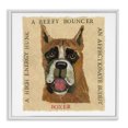 thumbnail image 1 of Stupell Industries Mid-Century Fun Boxer Pet Phrases White Framed Giclee Art, 17 x 17, by Nancy Overton, 1 of 8