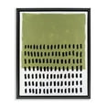 thumbnail image 1 of Stupell Industries Mid-Century Green Dotted Pattern Black Floating Frame Canvas Art, 17 x 21, by Michael Willett, 1 of 8