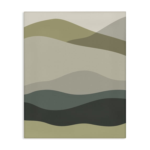 Stupell Industries Mid-Century Modern Countryside Hills Canvas Art, 16 x 20, by Lil' Rue