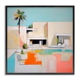 thumbnail image 1 of Stupell Industries Mid-Century Modern Tropical Villa Black Framed Giclee Art, 12 x 12, by Irena Orlov, 1 of 8