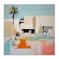 thumbnail image 1 of Stupell Industries Mid-Century Modern Tropical Villa Canvas Art, 17 x 17, by Irena Orlov, 1 of 8