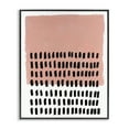 thumbnail image 1 of Stupell Industries Mid-Century Pink Dotted Pattern Black Framed Giclee Art, 11 x 14, by Michael Willett, 1 of 8