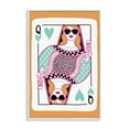 thumbnail image 1 of Stupell Industries Mid-Century Queen of Hearts & Drink White Framed Giclee Art, 20 x 30, by JJ Design House LLC, 1 of 8