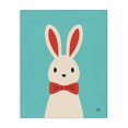 thumbnail image 1 of Stupell Industries Mid-Century Rabbit & Bowtie on Turquoise Canvas Art, 36 x 48, by Jessica Beck, 1 of 8