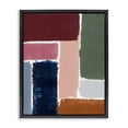 thumbnail image 1 of Stupell Industries Mid-Century Rectangular Shapes Pattern Black Floating Frame Canvas Art, 17 x 21, by Victoria Barnes, 1 of 8